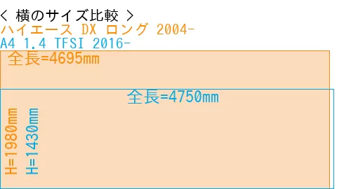 #ハイエース DX ロング 2004- + A4 1.4 TFSI 2016-